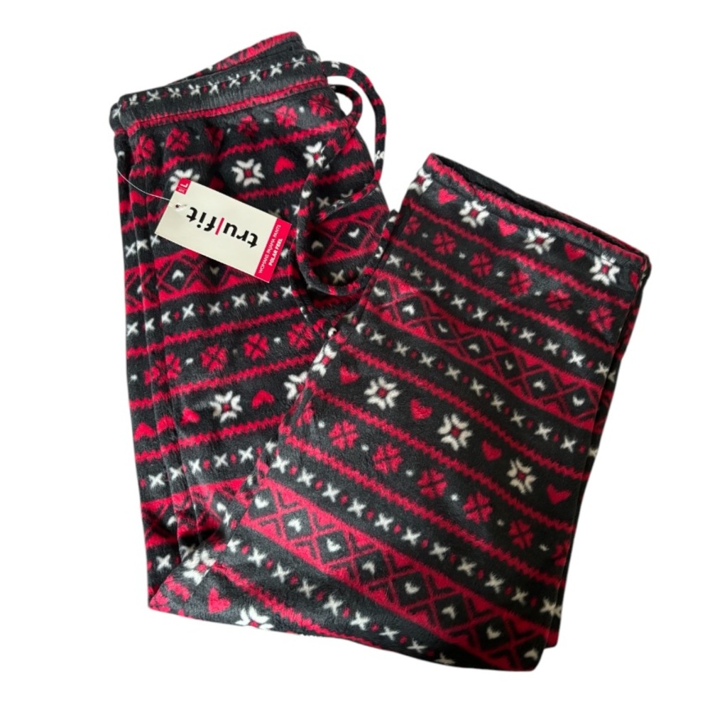 NWT TruFit Fleece Pajama Pants. Size L